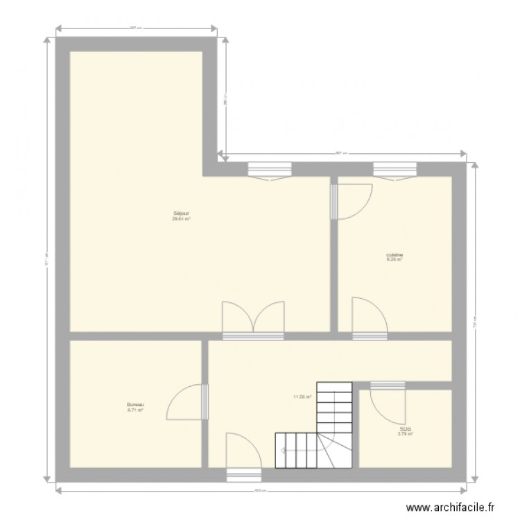 ruisseau  32 RDC. Plan de 0 pièce et 0 m2