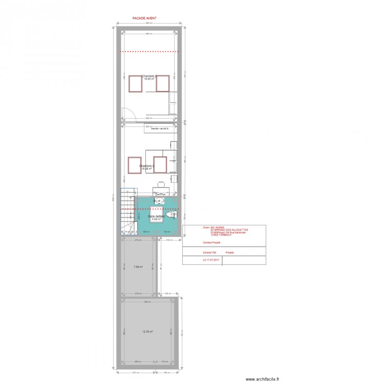 SCI AVEMA Comble Projeté 2. Plan de 0 pièce et 0 m2