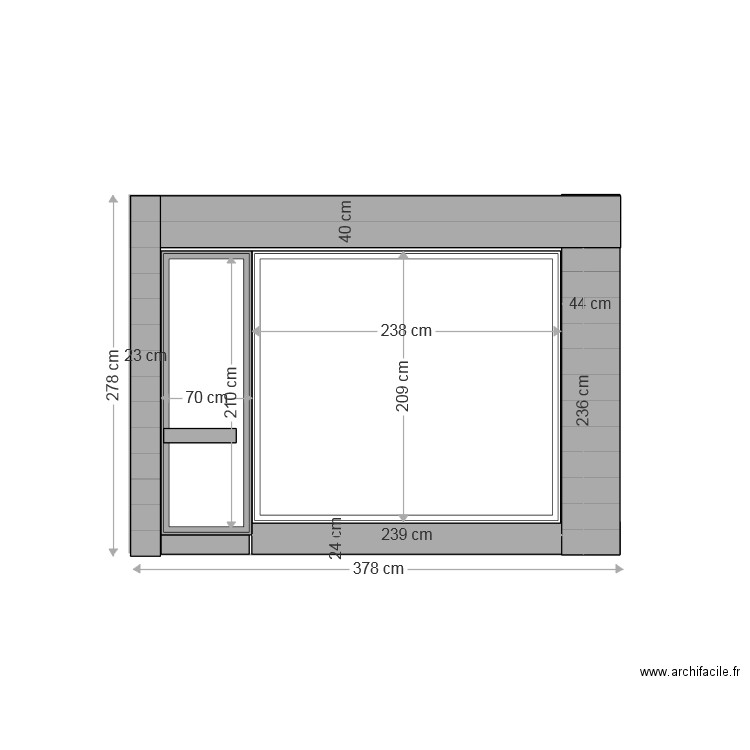 GRAIN DE CAFE Façade. Plan de 0 pièce et 0 m2