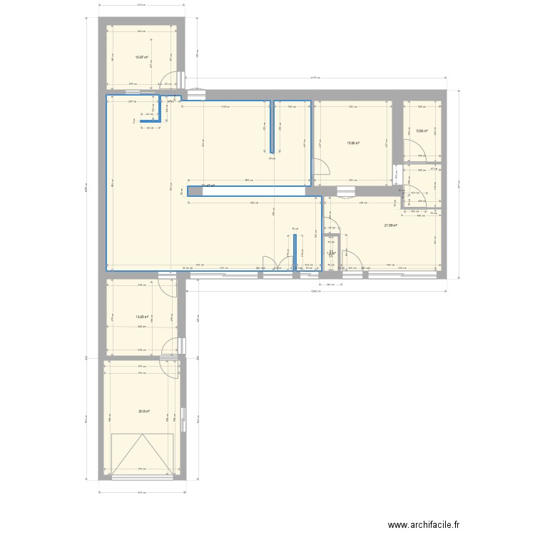 Talon plan pour menuiseries. Plan de 0 pièce et 0 m2