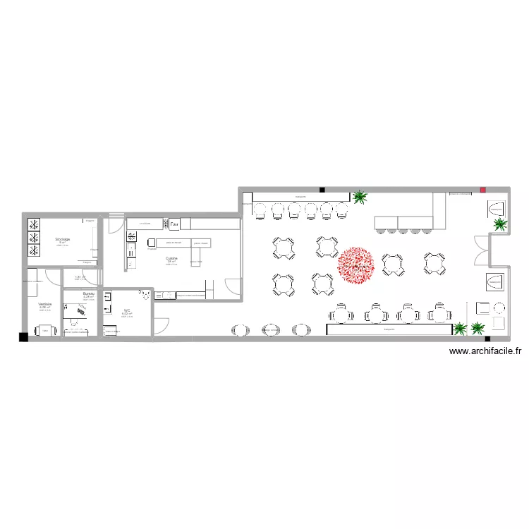 PLAN IMPLANTATION 1 "AFRICAN FRUITY". Plan de 