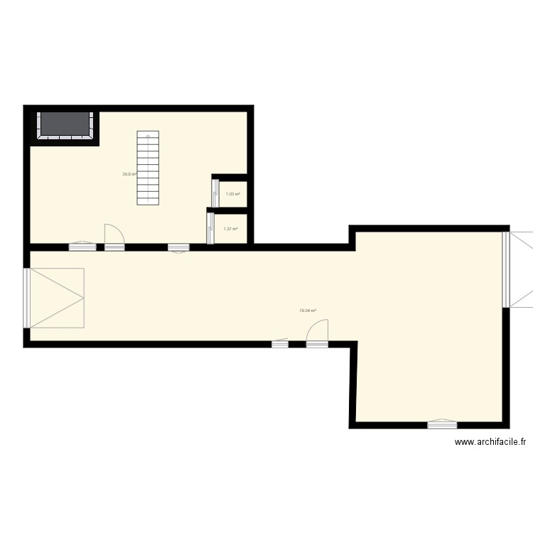 Niveau 0 Garage. Plan de 0 pièce et 0 m2