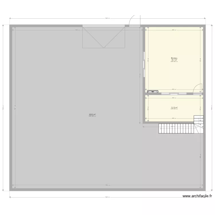 LOT 1 Etage. Plan de 