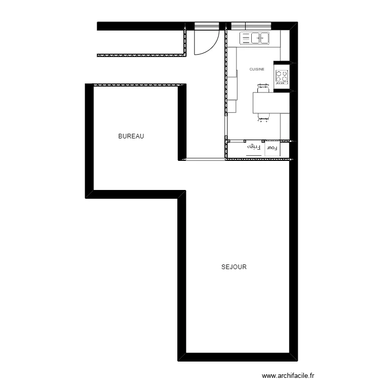 CHAPOT EXISTANT. Plan de 