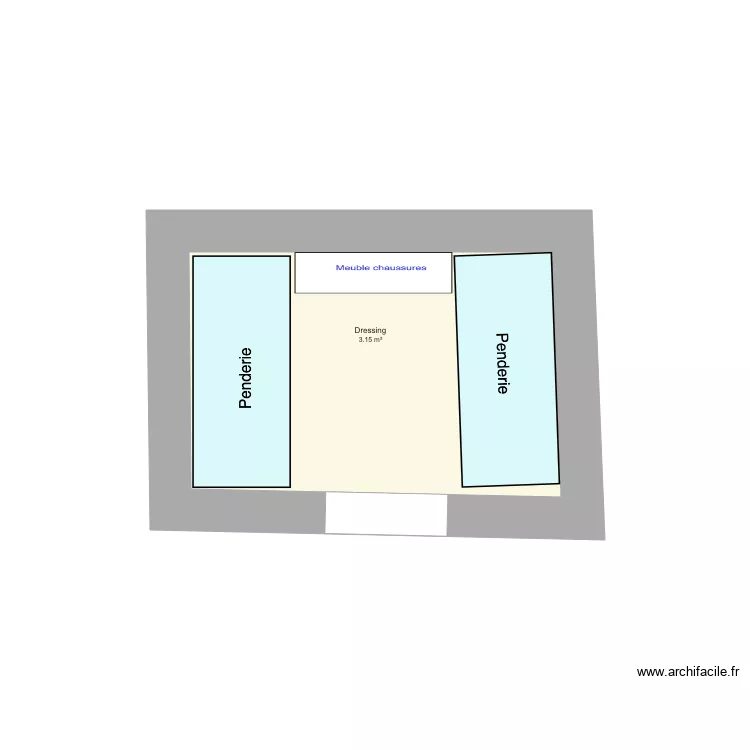 dressing Montfial. Plan de 