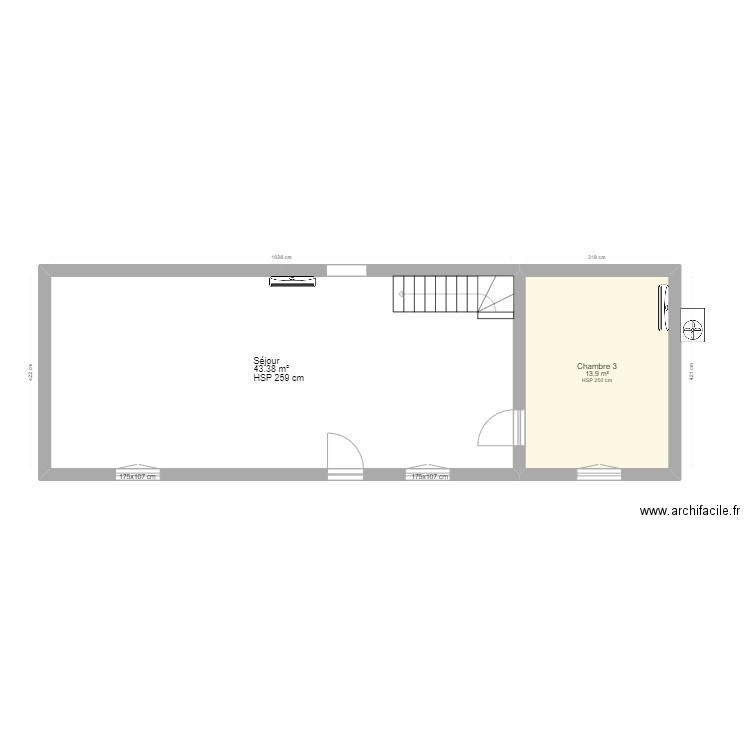 Baroux RDC. Plan de 0 pièce et 0 m2