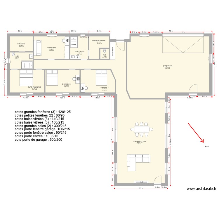 PLAN MAISON N5 PC N2. Plan de 0 pièce et 0 m2