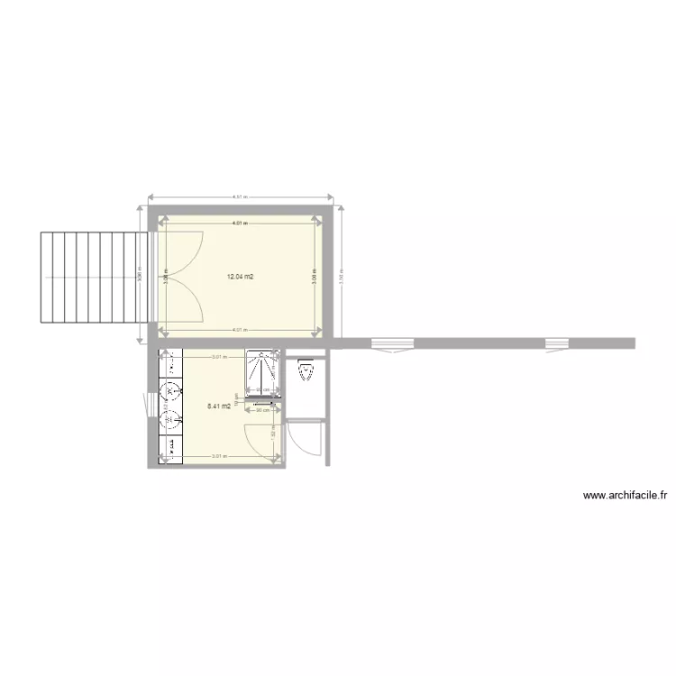 Extension niveau RDJ Ter. Plan de 