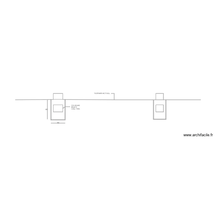BRON GALERIE LAFAETTE. Plan de 