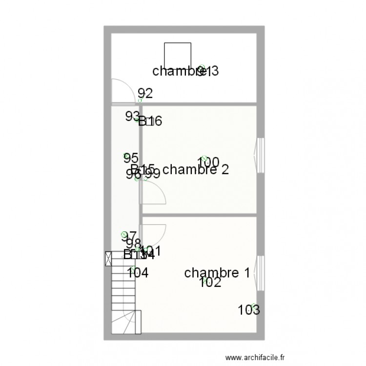 schneider sylvain logement 1 1er Etage Eclairage. Plan de 0 pièce et 0 m2