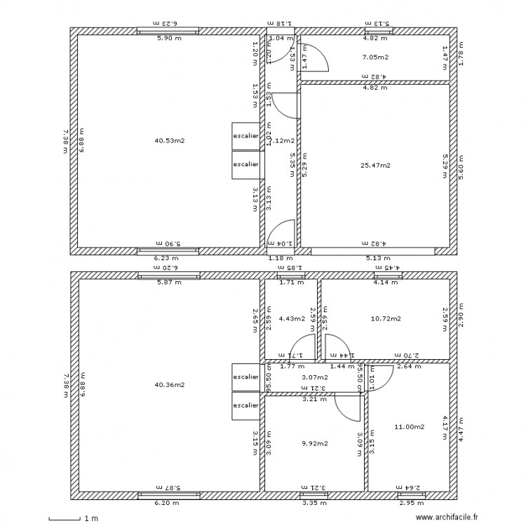 sejour   coin nuit   garage. Plan de 0 pièce et 0 m2