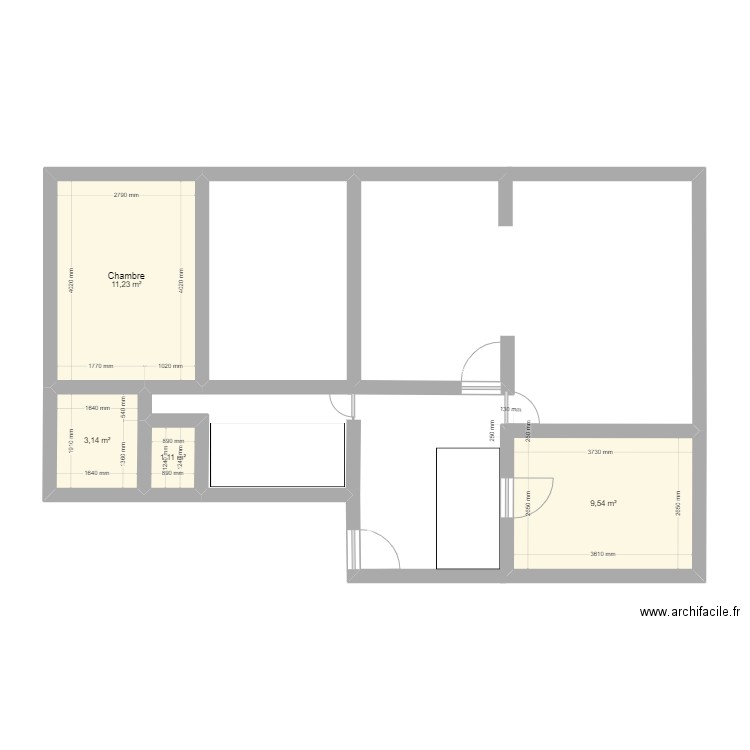 Appartement. Plan de 0 pièce et 0 m2