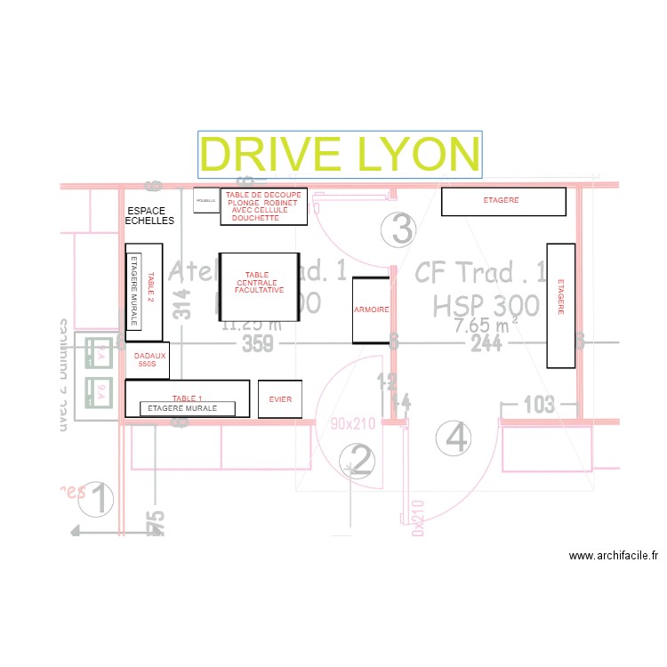 LYON DRIVE. Plan de 0 pièce et 0 m2