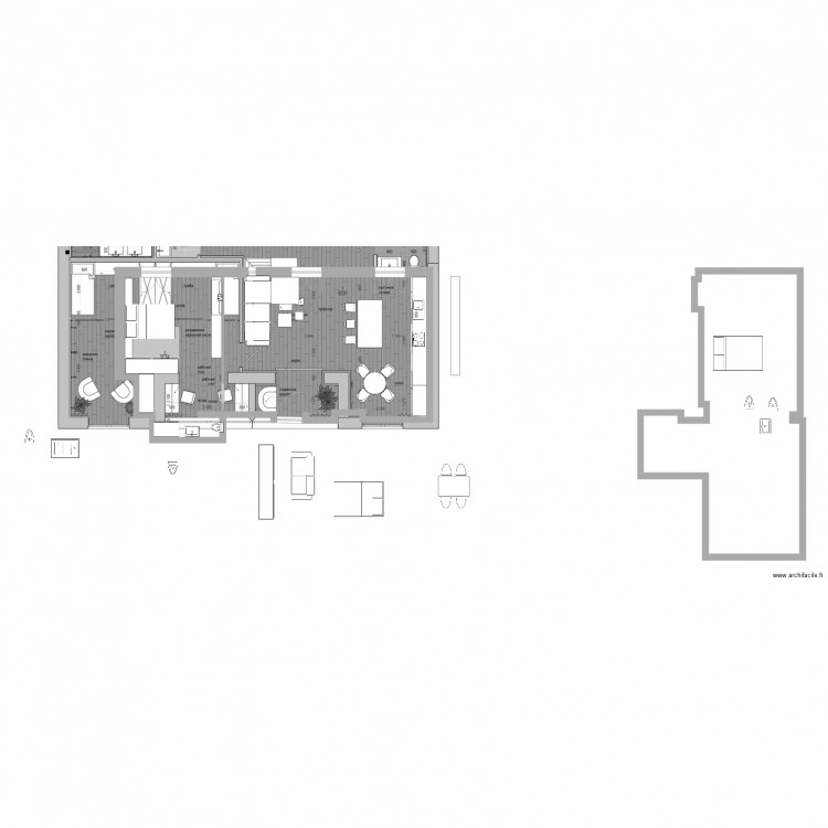 quinto piano A planos uno. Plan de 0 pièce et 0 m2