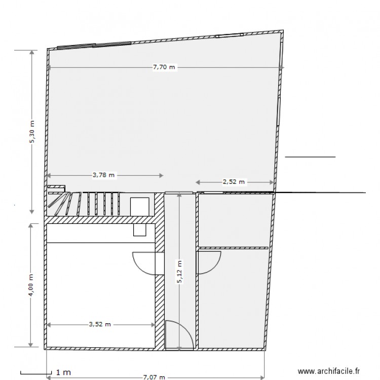 Rdc reel. Plan de 0 pièce et 0 m2