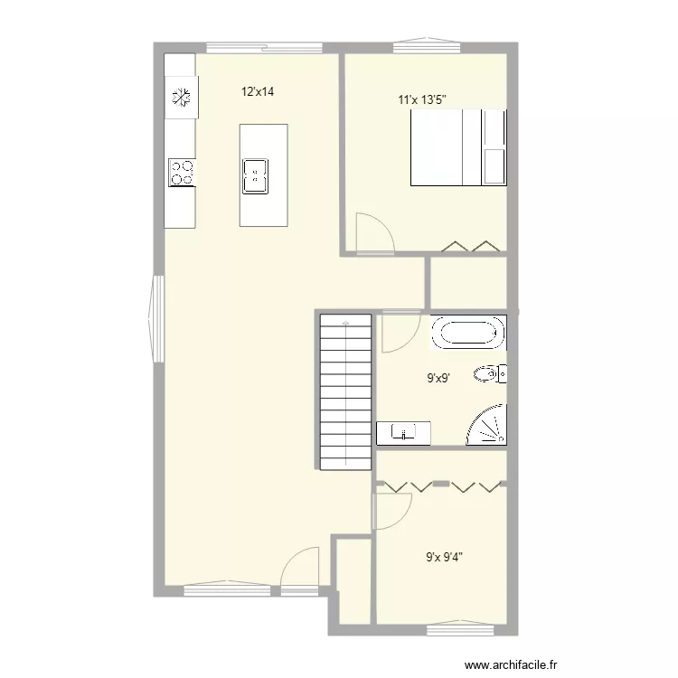 jumel&eacute; 25x38. Plan de 