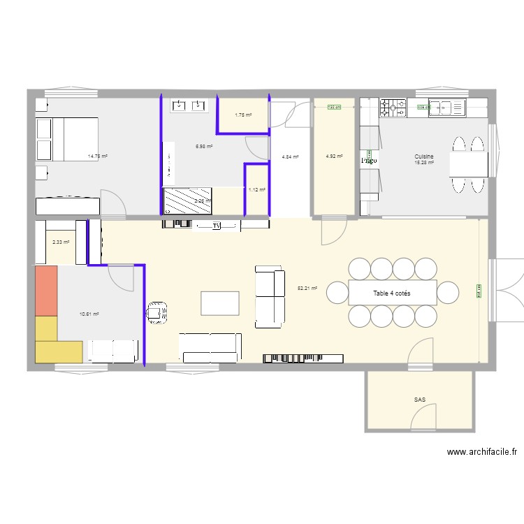 maison v22. Plan de 0 pièce et 0 m2