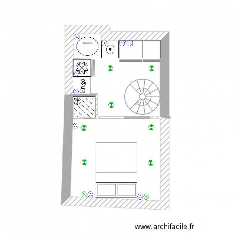 RP sous sol . Plan de 0 pièce et 0 m2