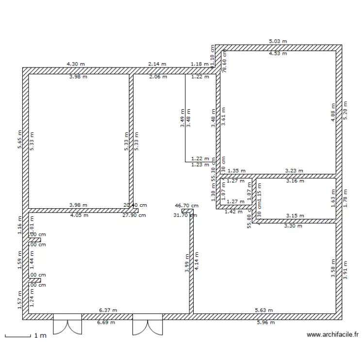 Maison RDC. Plan de Maison RDC. Plan de