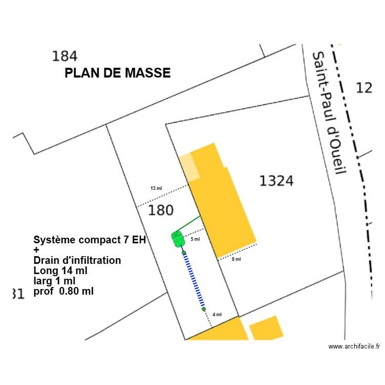 turner. Plan de 0 pièce et 0 m2