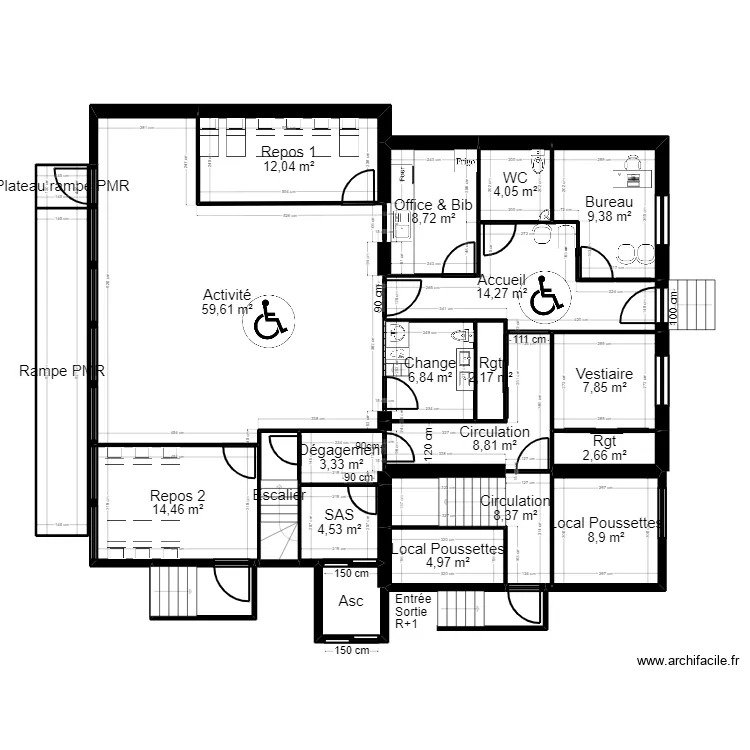 B91J43R projet jordan av rampe PMR. Plan de 
