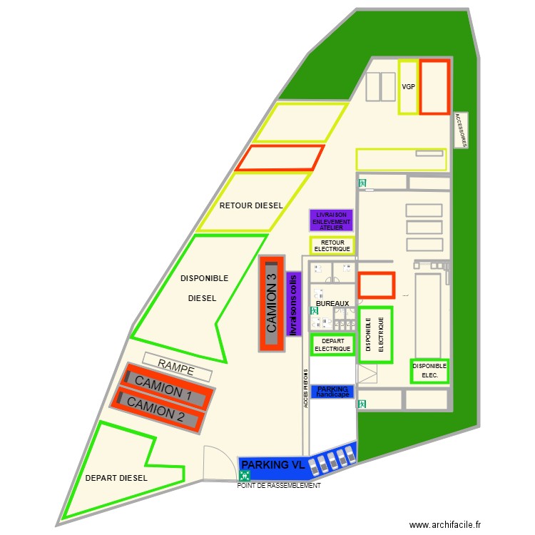 RIWAL LILLE 2019 PLAN EXTERIEUR. Plan de 0 pièce et 0 m2