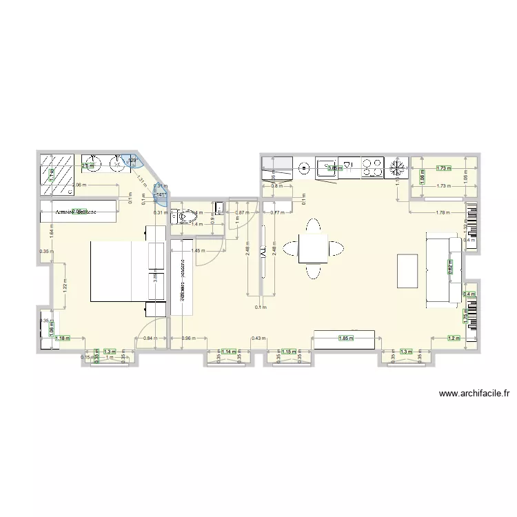 DUVIVIER 1ER ETAGE OK. Plan de 