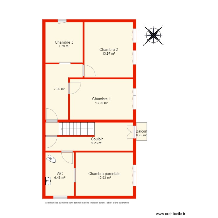 BI 4285 étage non côté. Plan de 0 pièce et 0 m2