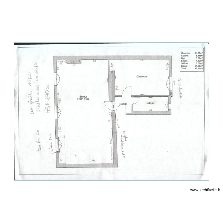 Cler. Plan de 0 pièce et 0 m2