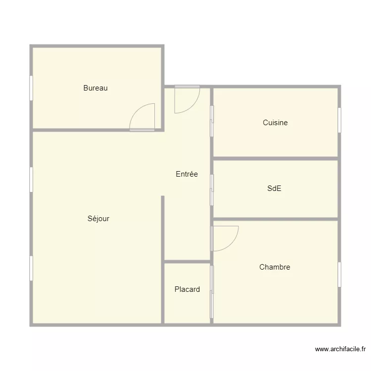 souqu&egrave;s. Plan de 