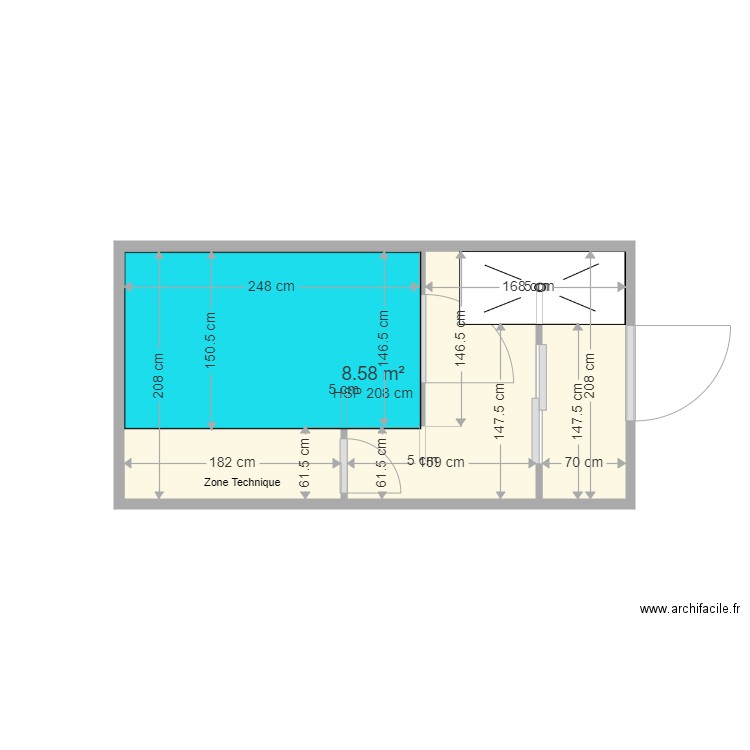 DEAUVILLE DUPRAT SPECIAL. Plan de 0 pièce et 0 m2