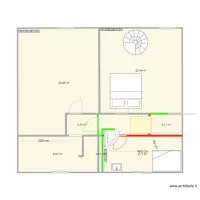 rdc et etage grandchamp  avec meubles