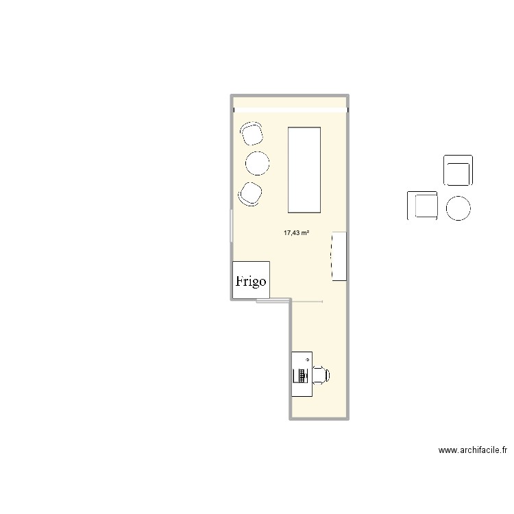 Garage. Plan de 0 pièce et 0 m2