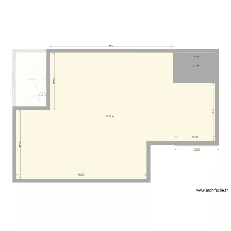 Plan Maison Mougins. Plan de 