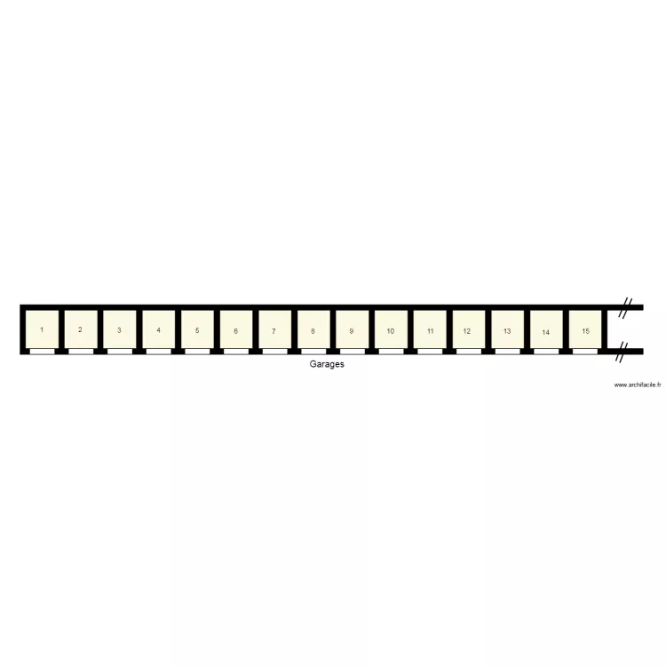 174352 Indivision KOHLMULLER 31Garages. Plan de 174352 Indivision KOHLMULLER 31Garages. Plan de