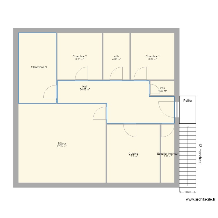 MILLOT Firminy. Plan de 0 pièce et 0 m2