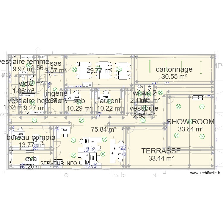plan montussan v25 MEUBLE. Plan de 0 pièce et 0 m2
