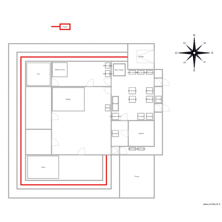 plan base ldoe. Plan de 0 pièce et 0 m2