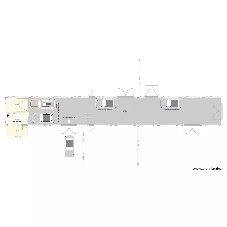 ALLEE ST BARNABE. Plan de 