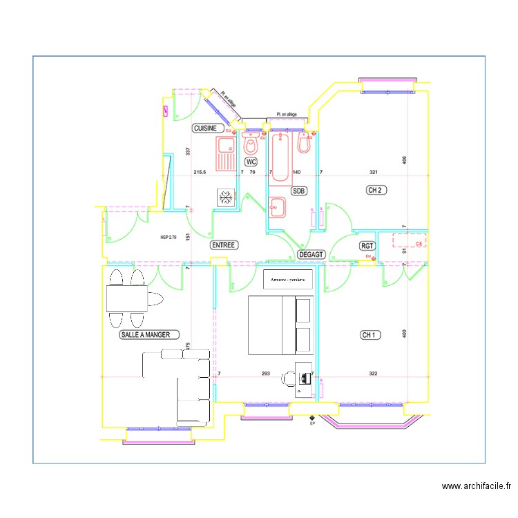 codet. Plan de 0 pièce et 0 m2