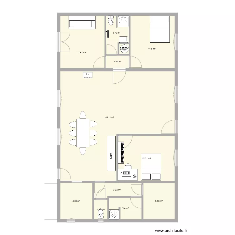 Maubuisson Extension 2. Plan de 