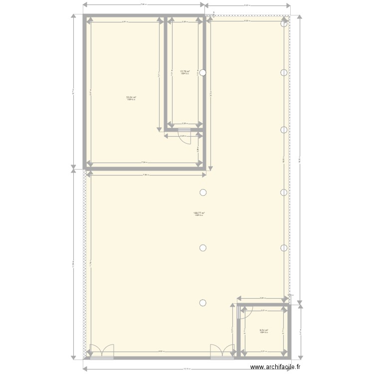 Ecole LE PARANGON salle polyvalente. Plan de 0 pièce et 0 m2