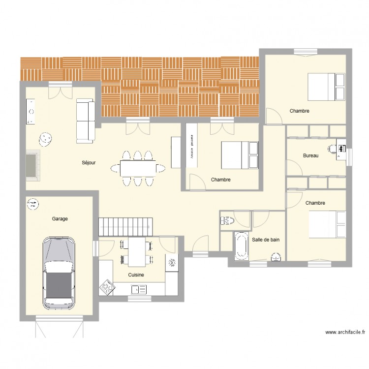 Doche. Plan de 0 pièce et 0 m2