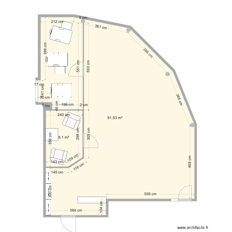 BSB Salle Formation V2. Plan de 0 pièce et 0 m2