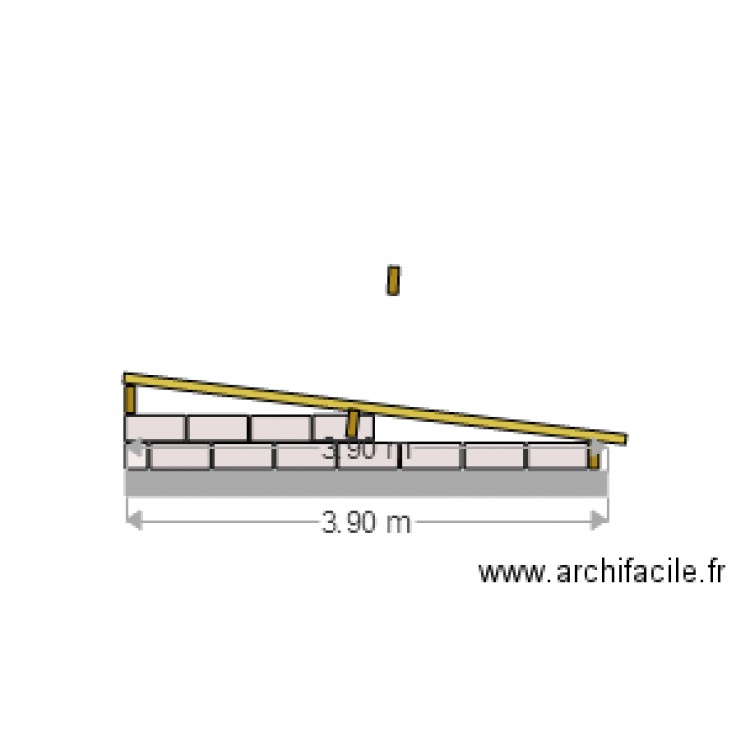 projet pose charpente 2. Plan de 0 pièce et 0 m2