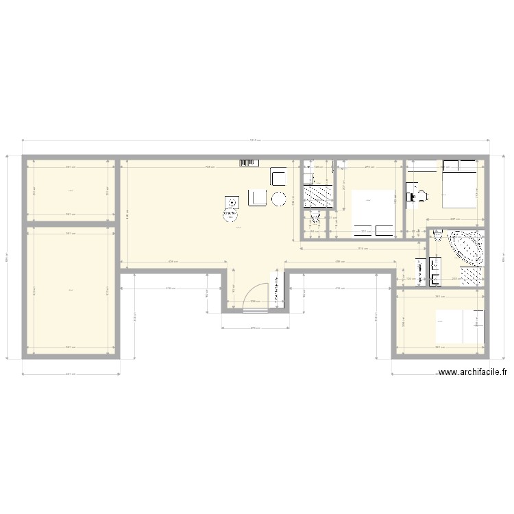 Maison U. Plan de 0 pièce et 0 m2