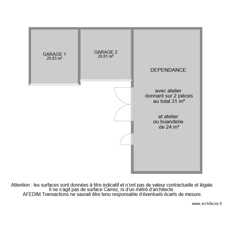 BI 7545 ANNEXES. Plan de 0 pièce et 0 m2