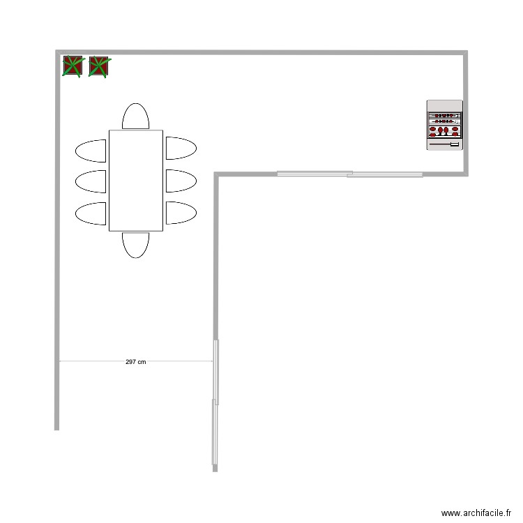 Terrasse salle à manger. Plan de 0 pièce et 0 m2