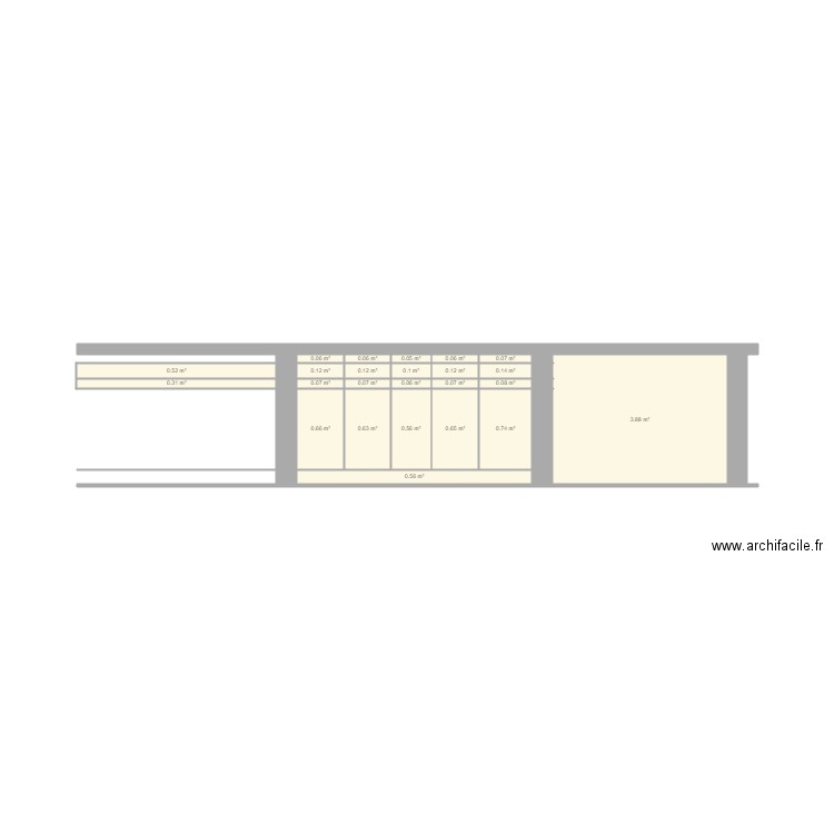 bardage. Plan de 0 pièce et 0 m2