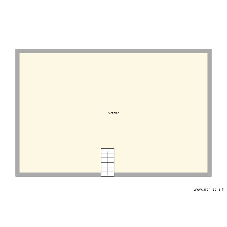 Croquis JACOB Grenier. Plan de 0 pièce et 0 m2